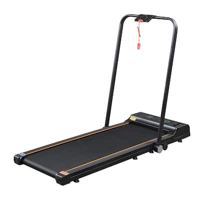 2 in 1 Folding Treadmill, Under Desk Electric Treadmill