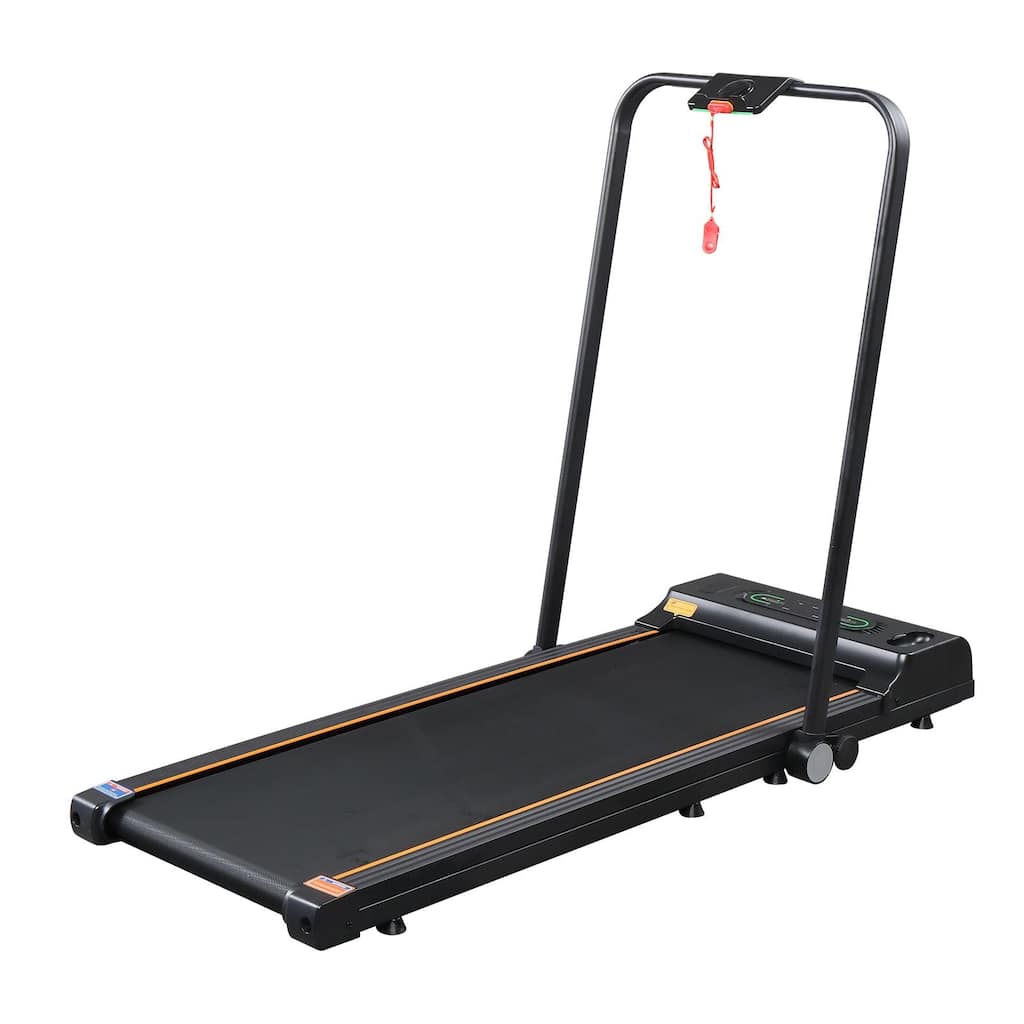 2 in 1 Folding Treadmill, Under Desk Electric Treadmill