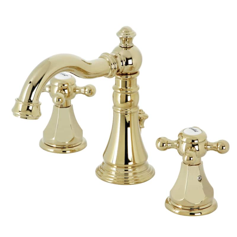 Kingston Brass FSC197.BX Metropolitan 1.2 GPM Deck Mounted Widespread - Polished Brass