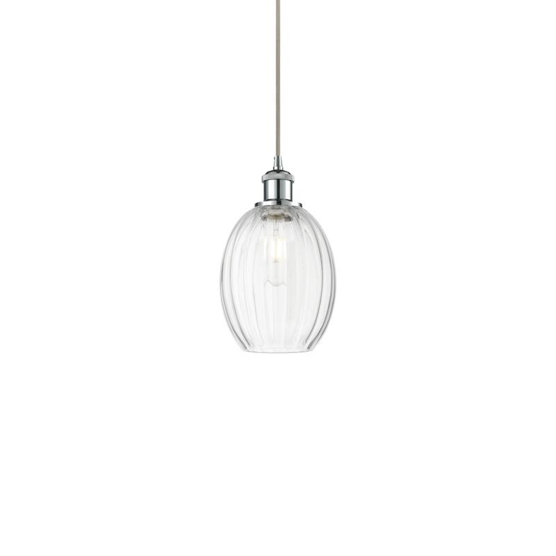 Innovations Lighting 516-1P-11-7 Preston Pendant Preston 7" Wide Mini - Polished Chrome / Clear