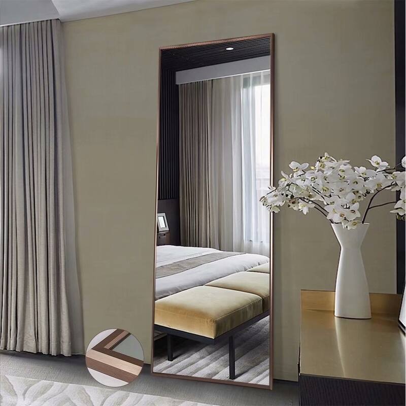 Carson Carrington Salmijarvi Wide Frame Full Length Floor Mirror