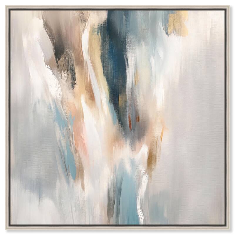 Gilded Gorge II Canvas by Art Remedy - Silver - 16" x 16"