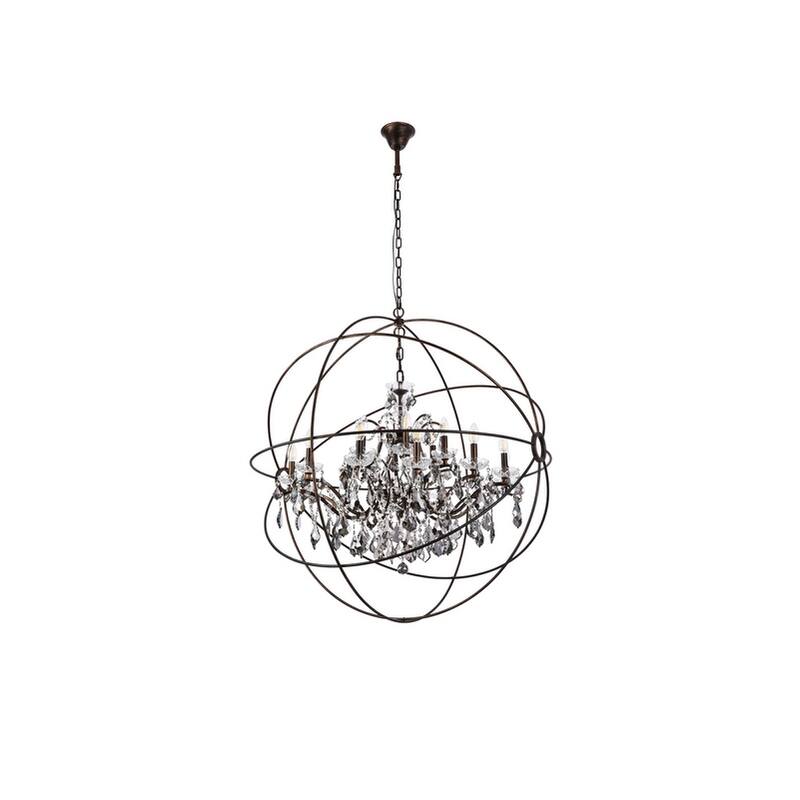 Royce Edge 18 light Dark Bronze Chandelier