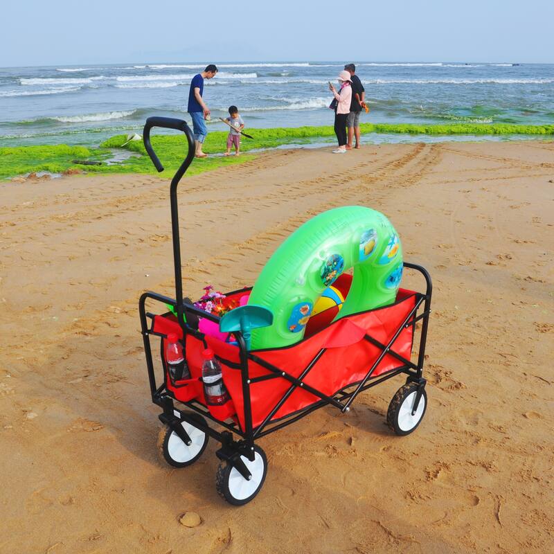 Folding Wagon Garden Shopping Beach Cart