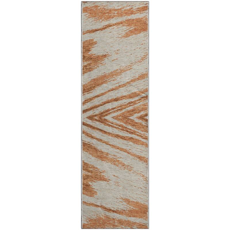 Premium Washable Super Soft Modern Chevron Mayfield Rug
