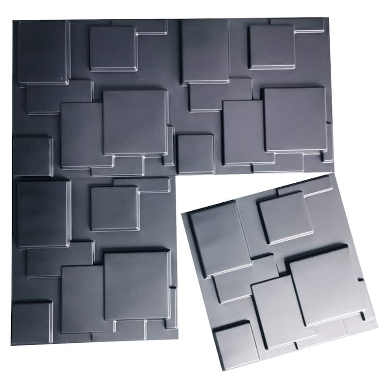 Art3d Decorative Tiles 3D Wall Panel for Modern Wall Decor,12 Panels 32 Sq Ft