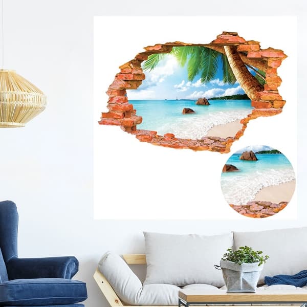 Shop Living Room Removable Peel Stick Diy Murals Decor Wall Art Sticker Decal 35 4 X23 6 Overstock 22813986
