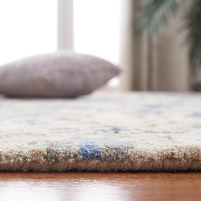 SAFAVIEH Handmade Glamour Noella Floral Wool Rug