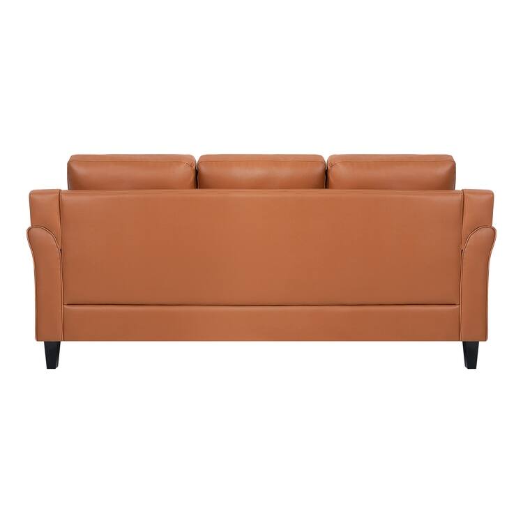 Raelynn Button Tufted Sofa Affordable Modern Sofa - Microfiber Couch for Small Spaces, Living Room, Bedroom