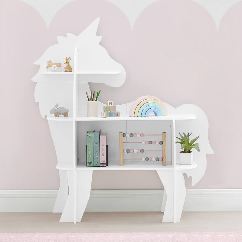 Unicorn Bookcase - Greenguard Gold Certified - White