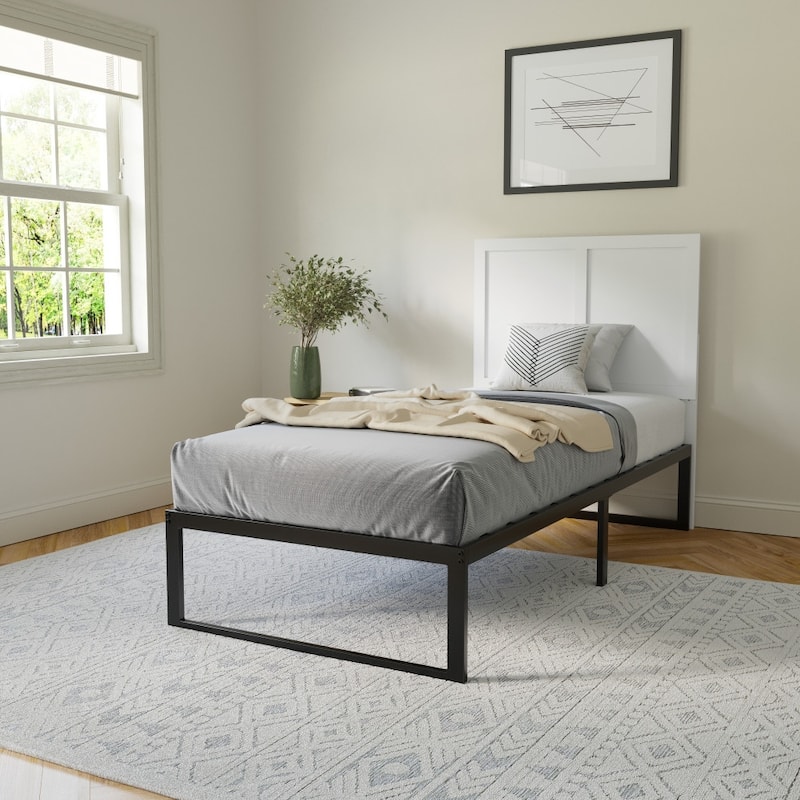 Contemporary Paneled Wooden Headboard Only