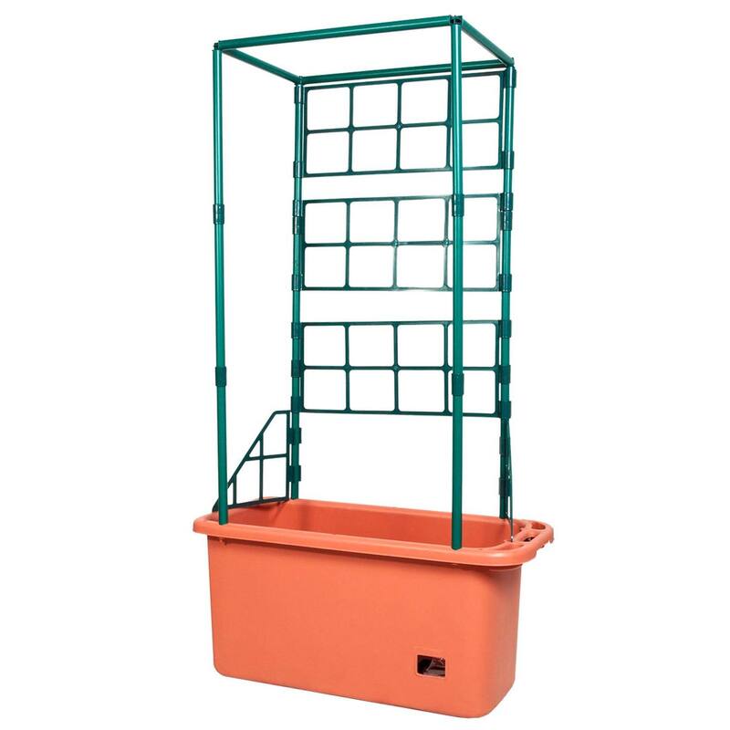 Hydrofarm GCTR 10 Gal Tomato Trellis Self Watering Grow System (2 Pack) - 6.5