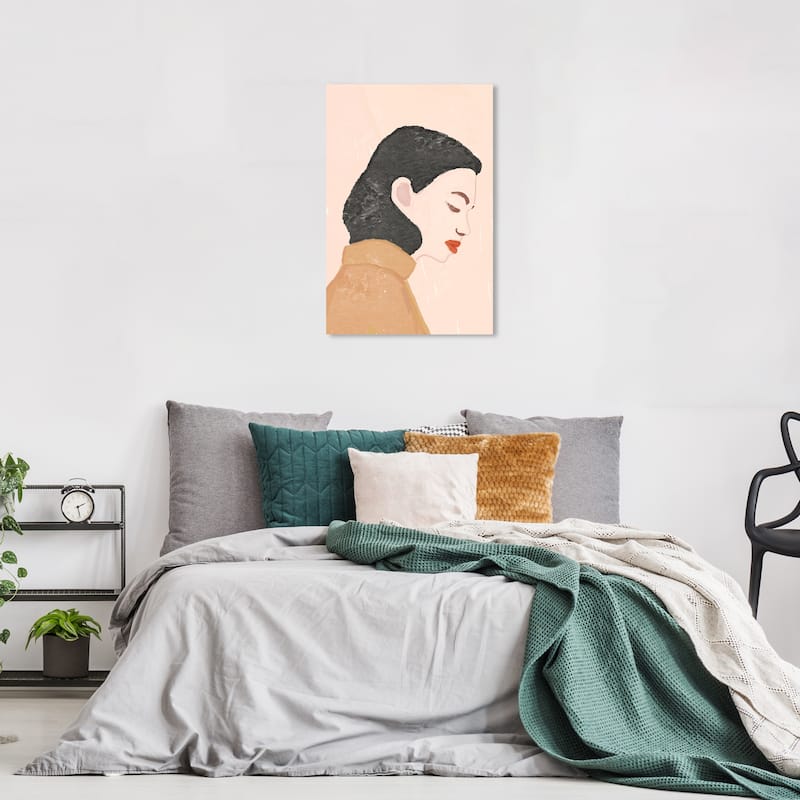 Wynwood Studio Canvas Fashion and Glam Calm Please Brown and Light Brown Modern & Contemporary Wall Art Canvas Print - 24 x 16