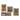 Mud Pie Beach Crab Fish Boat Wood Burlap Block Plaques Set of 4 Table Wall Signs - Multi