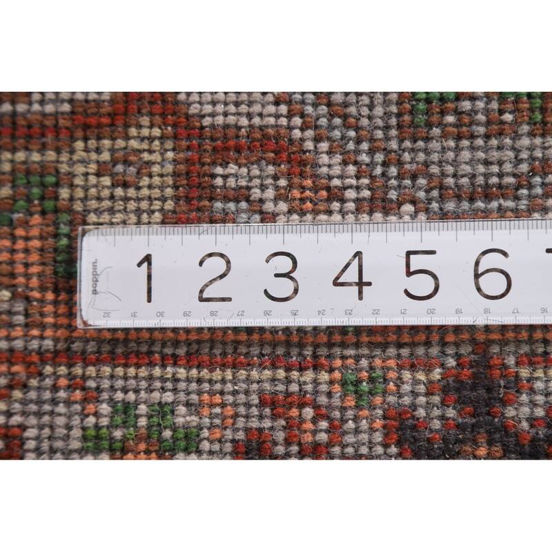 Gray Heriz Serapi Indian Rug Handmade Wool Carpet - 2'0"x 3'0"