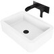 preview thumbnail 3 of 12, VIGO Petunia 23"L x 16"W MatteStone Vessel Sink and Cornelius Wall Mount Faucet Set