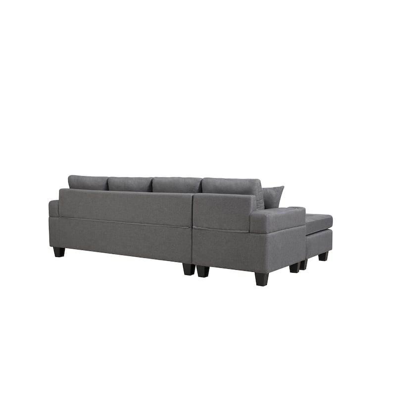 Modern Sectional Sofa with Reversible Chaise