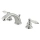 preview thumbnail 7 of 8, Victorian Widespread Bathroom Faucet with Retail Pop-Up in Polished Chrome Polished Chrome