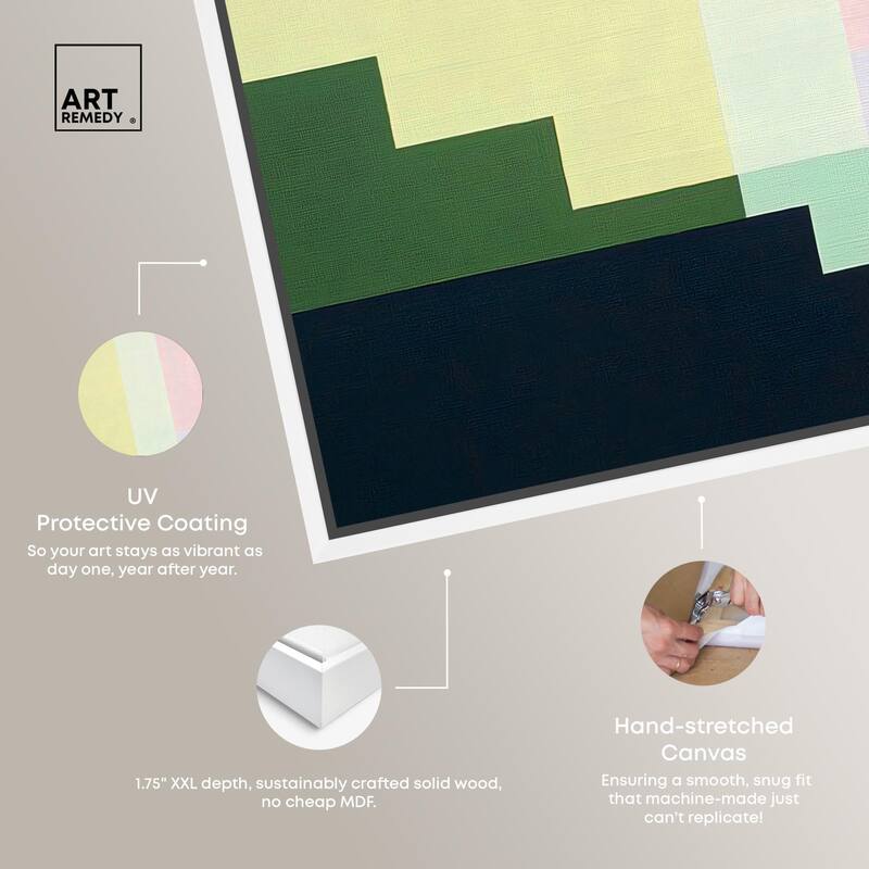 Rectilinear Rhapsody III Canvas by Art Remedy