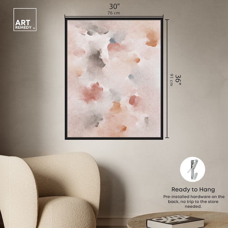 Art Remedy Cocadas Confectionery Framed Watercolor Boho Abstracts