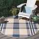 preview thumbnail 71 of 186, SAFAVIEH Courtyard Jolene Plaid Indoor/ Outdoor Waterproof Patio Backyard Rug