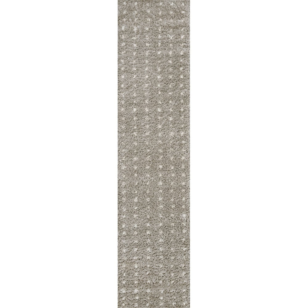 JONATHAN Y Deia Modern Geometric Dot Shag Area Rug