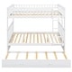 preview thumbnail 10 of 9, Full over Full Bunk Bed Frame w/Trundle-Convertible to 2 Platform Bedframe