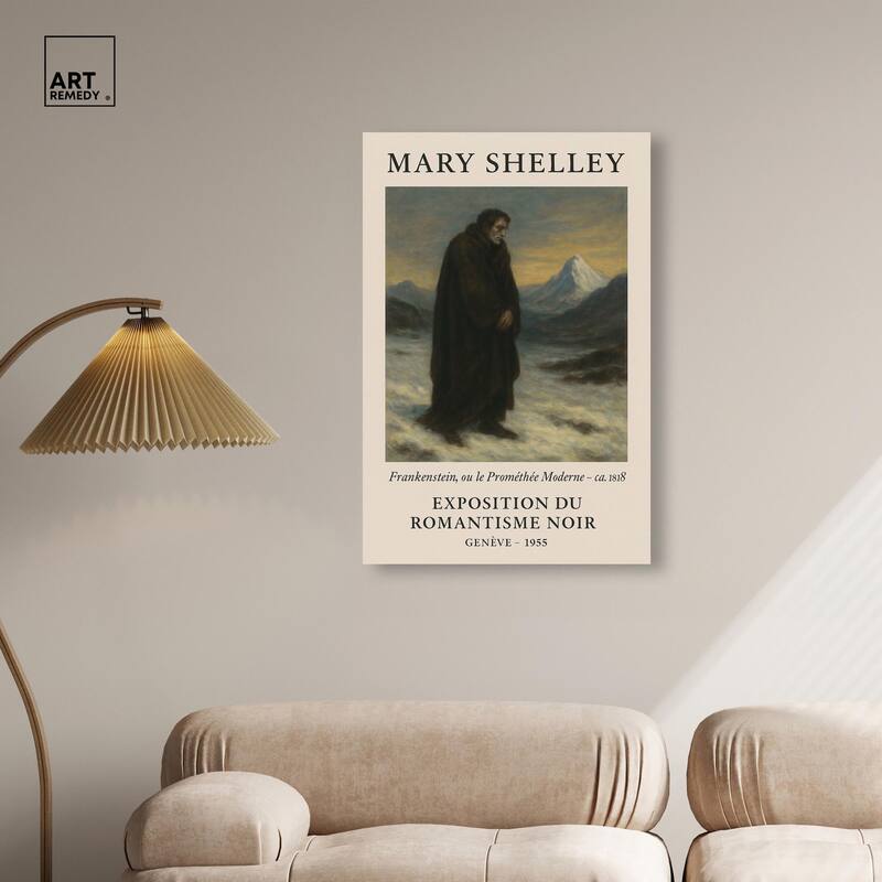 Mary Shelley Canvas by Art Remedy, Gallery Wrapped