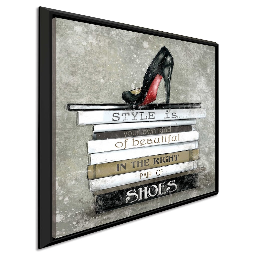 "Style Is" by Carol Robinson Print on Floating Canvas
