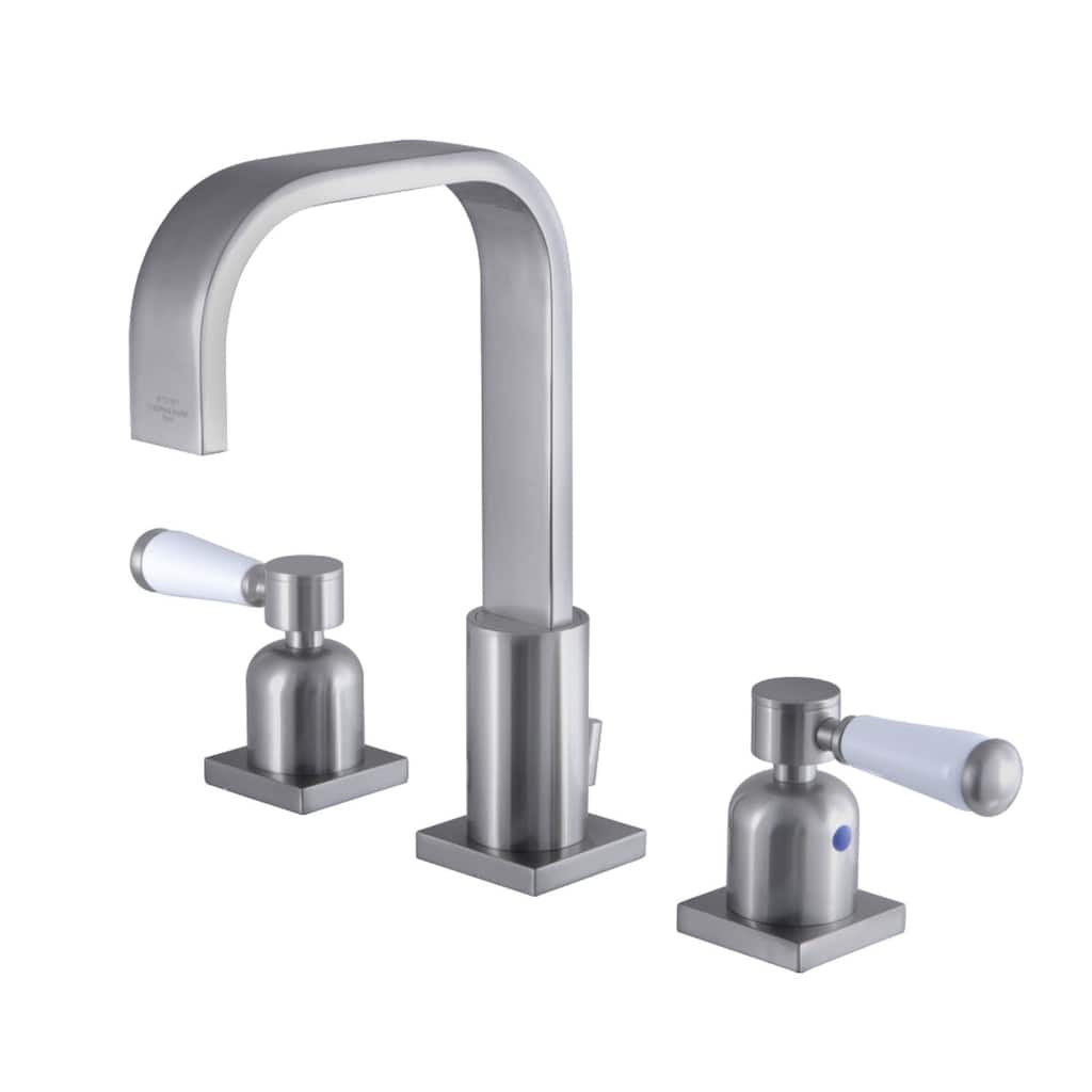 Kingston Brass Paris 1.2 GPM Widespread Bathroom Faucet with Pop-Up