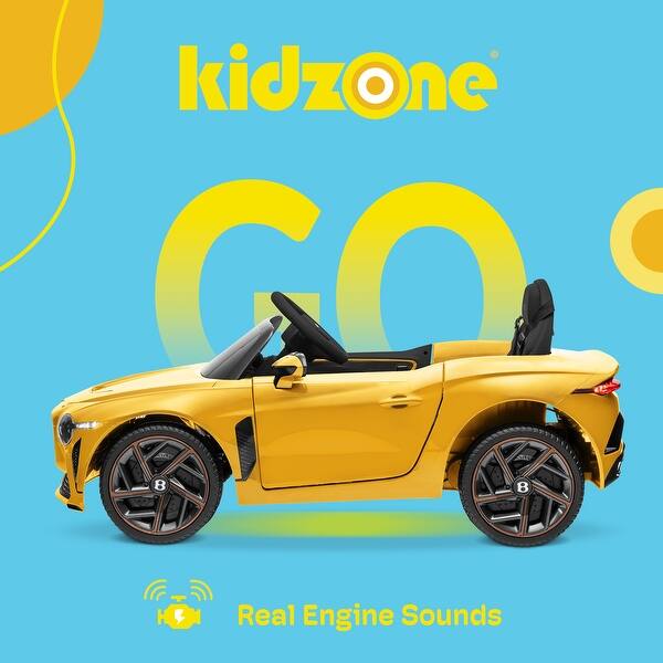 Kidzone 12V Kids Battery Powered Vehicle Toy w/Remote Control-5 Colors ...