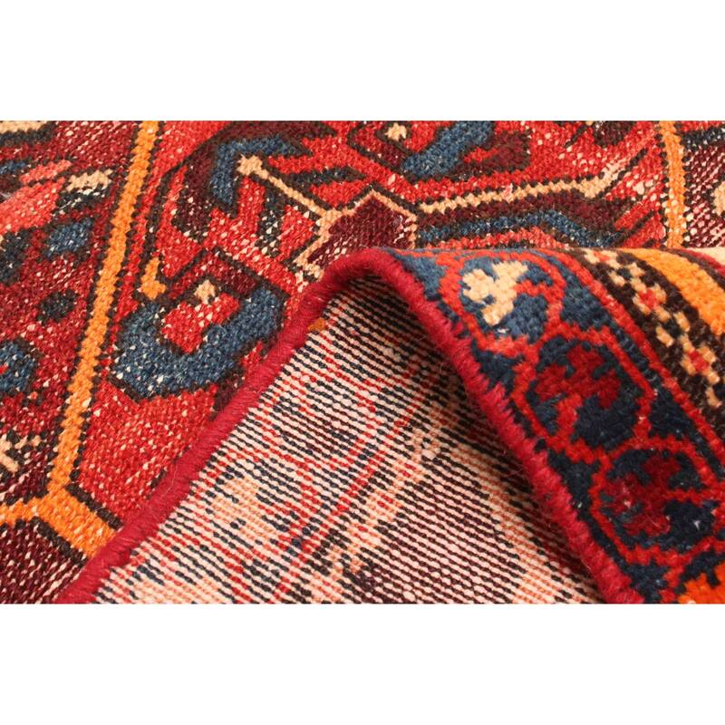 ECARPETGALLERY Hand-knotted Kayseri Vintage Red Wool Rug - 3'11 x 6'2