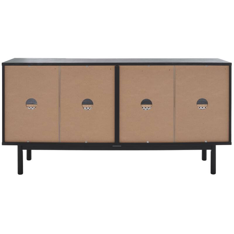 SAFAVIEH Home Piran 63-inch 4 Door 2 Shelf Media Stand. - 63"Wx16"Dx32"H