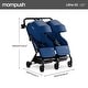 preview thumbnail 7 of 26, Mompush Lithe Double Stroller, Lightweight Side by Side Stroller for Newborn and Toddler, Easy Fold, Spacious Seats with Recline