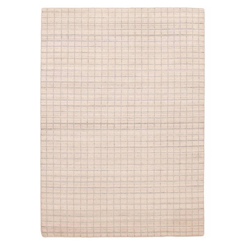 ECARPETGALLERY Hand Loomed Kashkuli Gabbeh Ivory Wool Rug - 5'4 x 7'8 - Ivory - 5'4 x 7'8