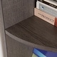 preview thumbnail 44 of 104, Q-Max 5-tier Wood Display Corner Bookcase