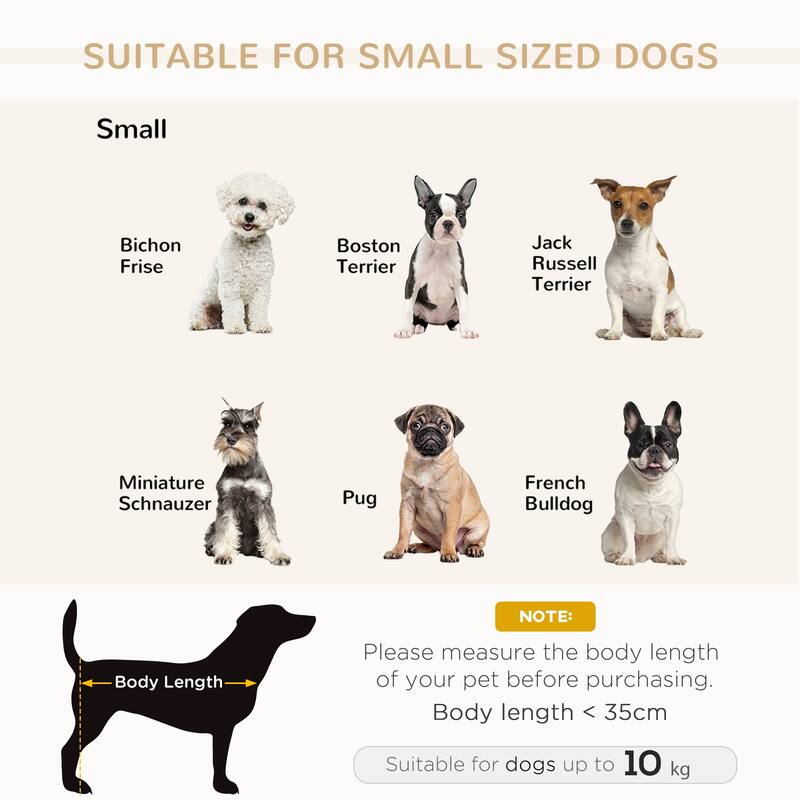 Luxury Fancy Dog Bed for Small Dogs with Hidden Storage, Small Dog Couch with Soft 3" Foam, Dog Sofa Bed, Cushy Dog Bed - Gray
