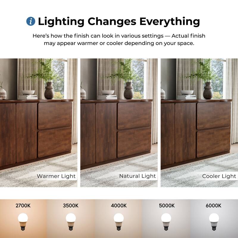 Furniture of America Abigail II Mid-Century Modern Walnut Solid Wood Dining Server with Drawers and Shelves