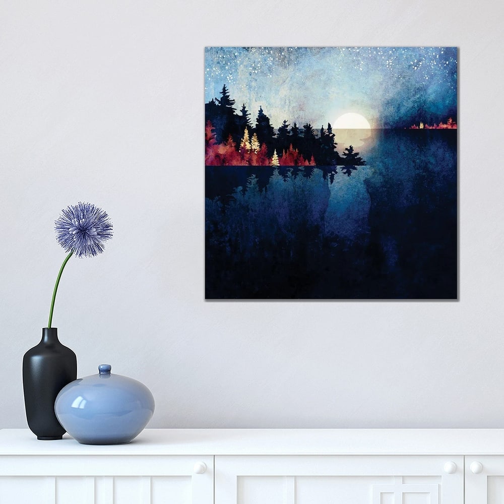 iCanvas "Autumn Moon Reflection" by SpaceFrog Designs Canvas Print