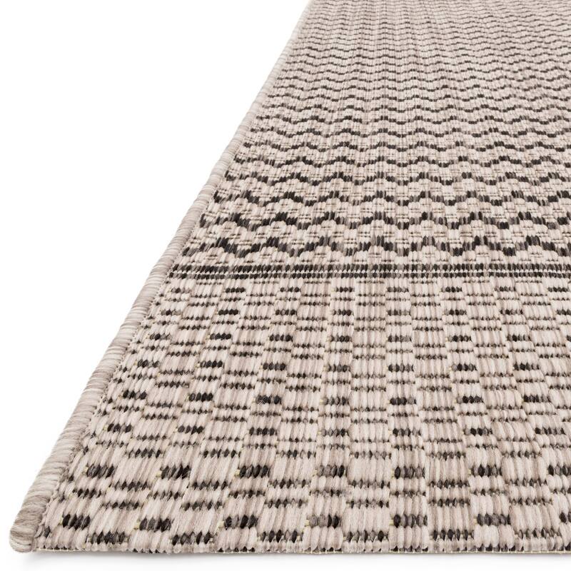 Alexander Home Havannah Chevron Stripe Indoor/ Outdoor Area Rug