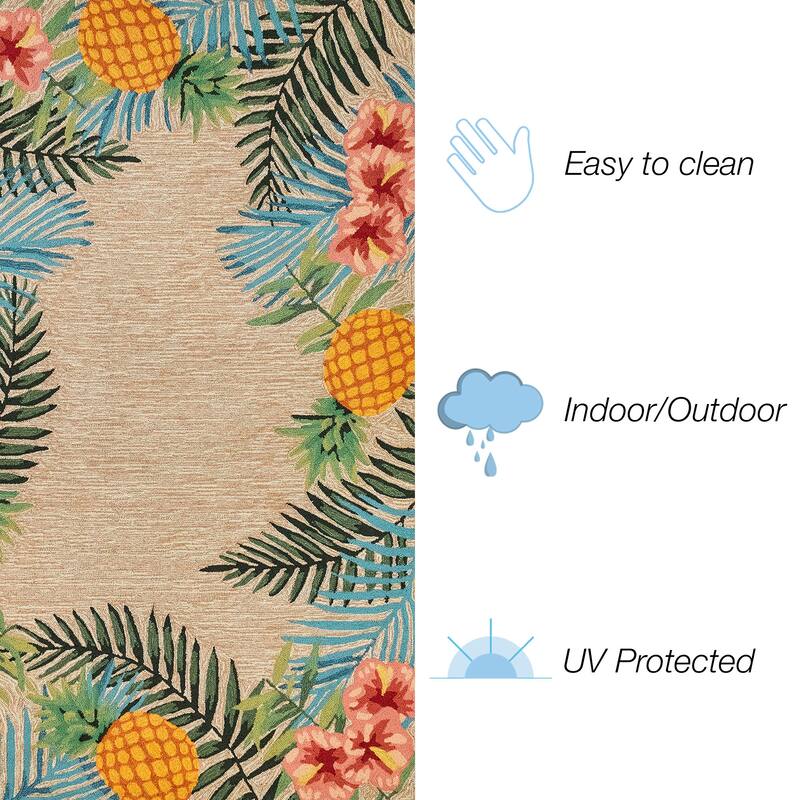 Liora Manne Ravella Tropical Indoor/Outdoor Rug