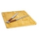 preview thumbnail 2 of 2, French Home Laguiole Pakkawood Carving Set with Wood Cutting Board - Brown