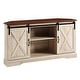 preview thumbnail 20 of 31, Middlebrook 52-inch Sliding Barn Door Corner TV Stand