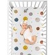 preview thumbnail 6 of 4, Sweet Jojo Designs Space Themed Boy Fitted Crib Sheet - Moon & Stars, Whimsical, Outerspace, Galaxy Planets, Rockets Ship, Moons