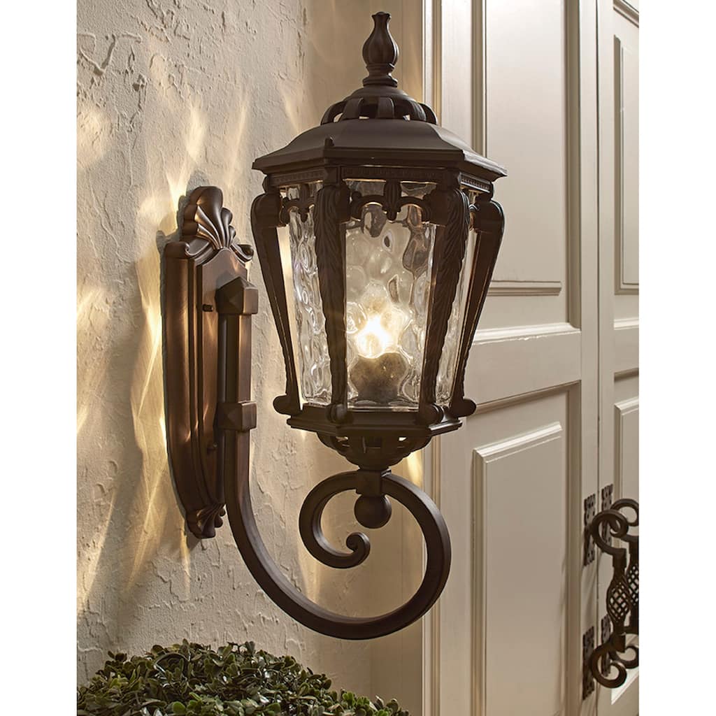 Stratford 1-Light Architectural Bronze Outdoor Wall Fixture