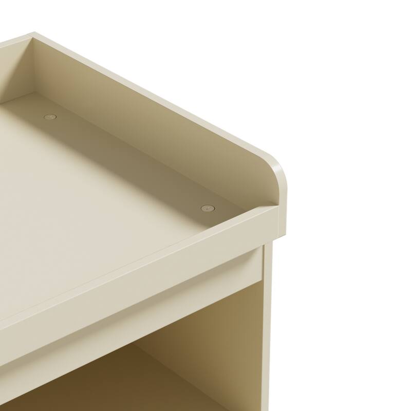 Changing Table Dresser with Drawers and Shelves