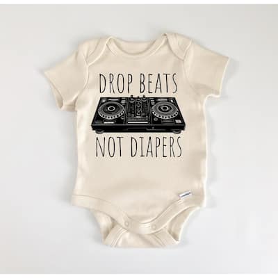 Dj Disc Jockey - Baby Boy Girl Clothes Infant Bodysuit Funny Cute Newborn