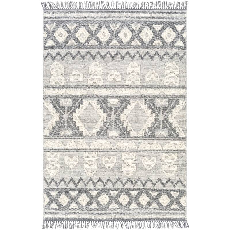 Helston Handmade Tribal Wool Area Rug