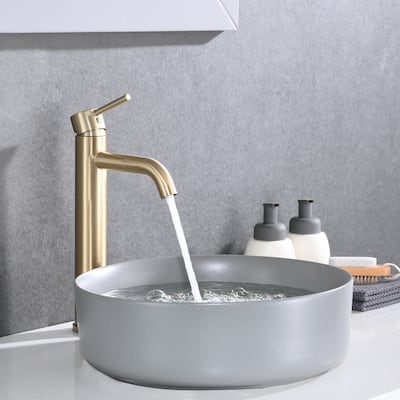 PROOX Single Handle Tall Vessel Bathroom Sink Faucet Basin Mixer Tap