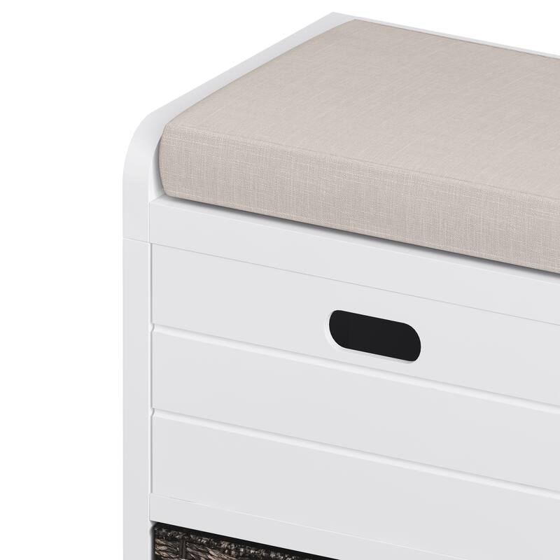 Storage Bench with Removable Cushion